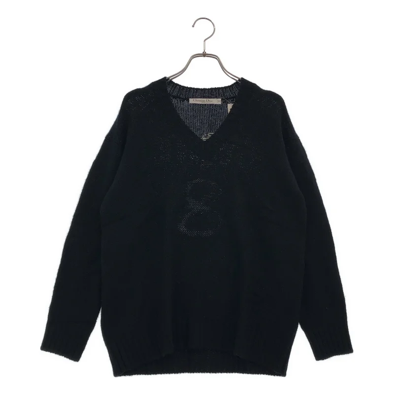 Christian Dior / クリスチャンディオール | J'ADIOR 8 バックロゴ カシミヤ ニット | 34 | レディース