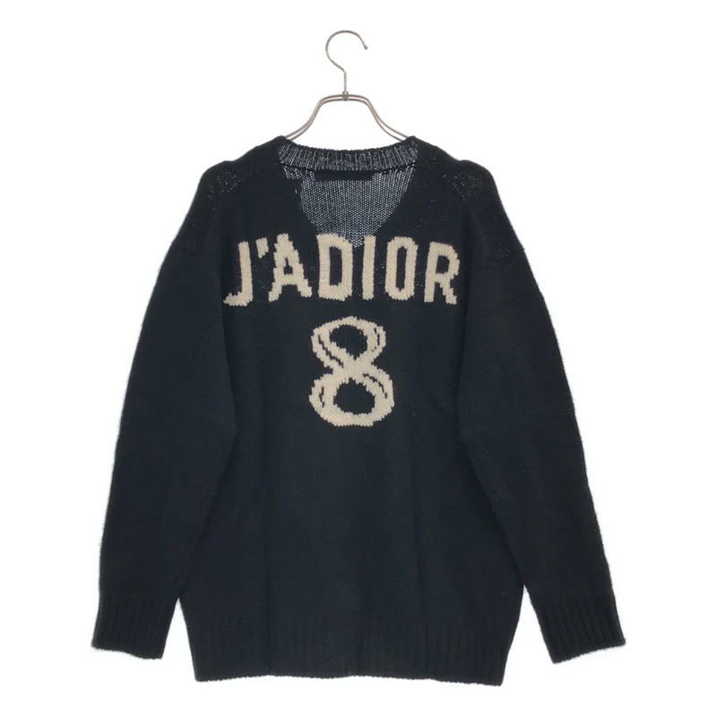 Christian Dior / クリスチャンディオール | J'ADIOR 8 バックロゴ カシミヤ ニット | 34 | レディース