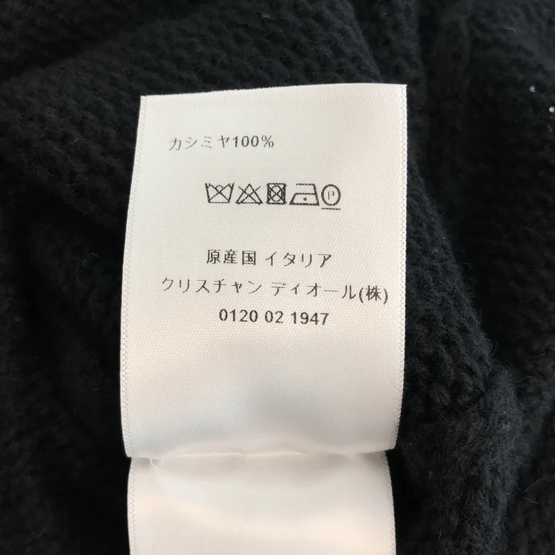Christian Dior / クリスチャンディオール | J'ADIOR 8 バックロゴ カシミヤ ニット | 34 | レディース