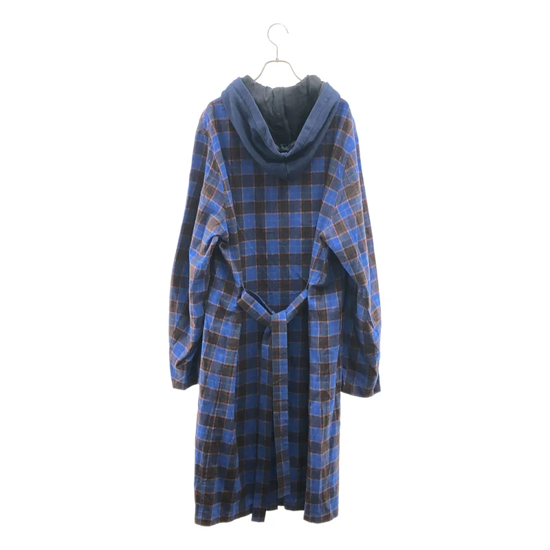 John UNDERCOVER / ジョンアンダーカバー | Hooded Layered Gown Coat フード レイヤード ガウンコート | 4 | メンズ