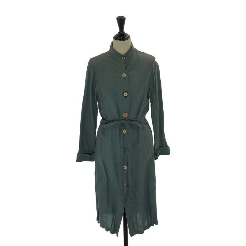 GEOFFREY B.SMALL / ジェフリーBスモール | 2011SS | コットン シルク ベルテッドシャツワンピース | M | レディース