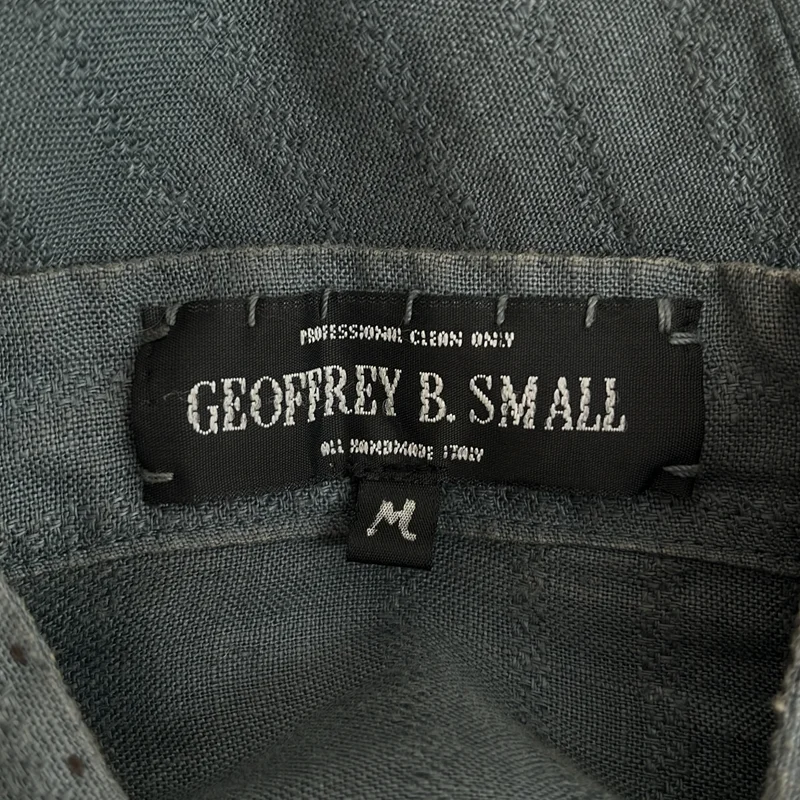 GEOFFREY B.SMALL / ジェフリーBスモール | 2011SS | コットン シルク ベルテッドシャツワンピース | M | レディース