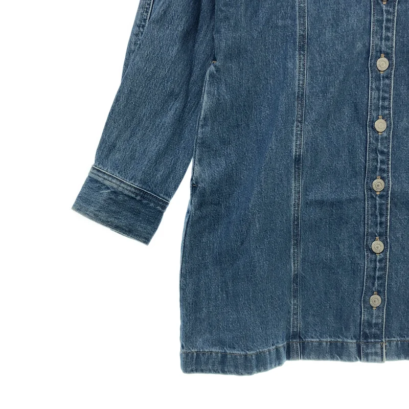 Levi's / リーバイス | デニム ロングスリーブ ミニドレス ワンピース | S | レディース
