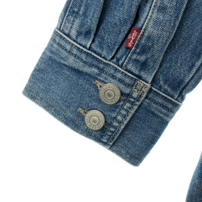 Levi's / リーバイス | デニム ロングスリーブ ミニドレス ワンピース | S | レディース
