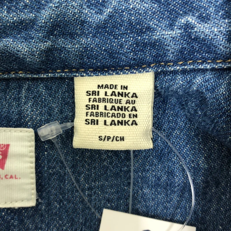 Levi's / リーバイス | デニム ロングスリーブ ミニドレス ワンピース | S | レディース