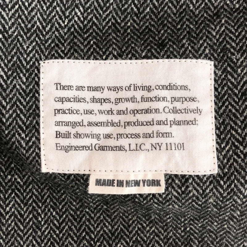 Engineered Garments / エンジニアドガーメンツ | ウール シルク混 ヘリンボーン テーラードジャケット | M | メンズ
