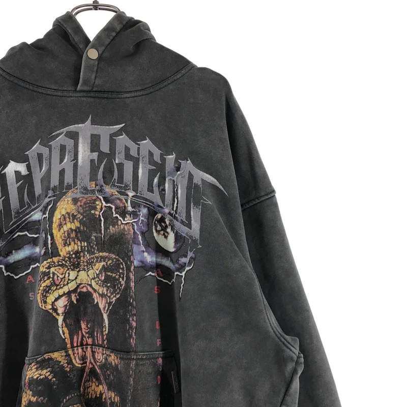 REPRESENT / リプレゼント | AS GOOD AS DEAD HOODIE / スネークプリント プルオーバーパーカー | M | メンズ