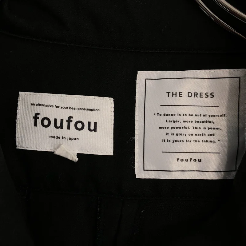 foufou / フーフー | THE DRESS #09 open collar dress ワンピース 91OP06 | 1 | レディース