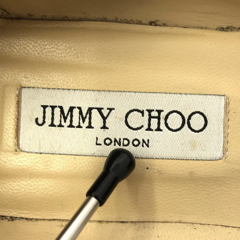 JIMMY CHOO / ジミーチュウ | スエード レザー ポインテッドトゥ フラットシューズ | 36 | レディース