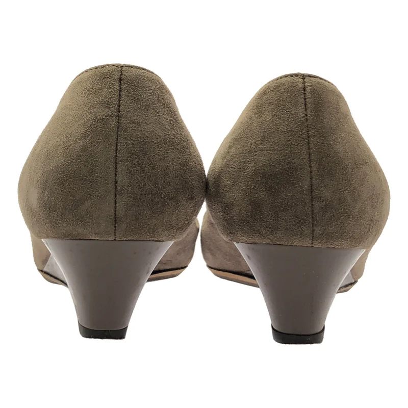 JIMMY CHOO / ジミーチュウ | スエード レザー ポインテッドトゥ フラットシューズ | 36 | レディース