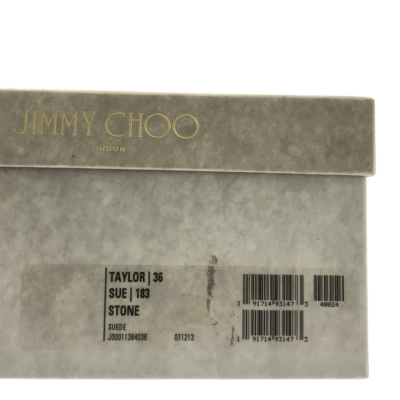 JIMMY CHOO / ジミーチュウ | スエード レザー ポインテッドトゥ フラットシューズ | 36 | レディース