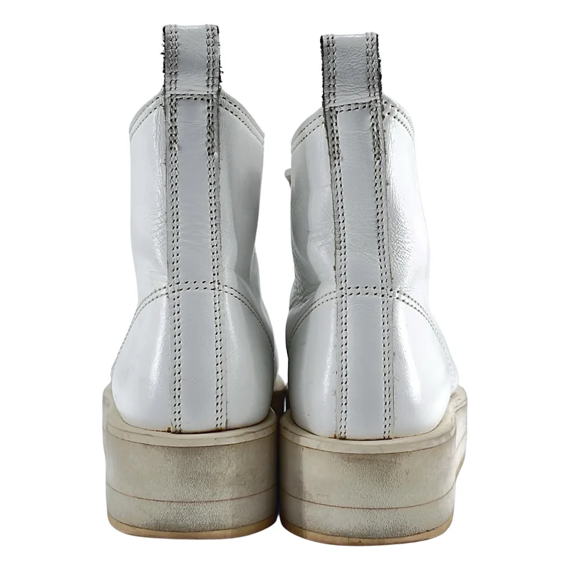 COMME des GARCONS / コムデギャルソン | レザー ハイカットスニーカー | 22 | レディース