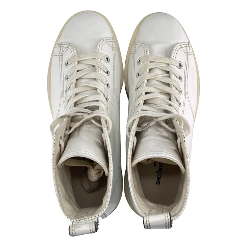 COMME des GARCONS / コムデギャルソン | レザー ハイカットスニーカー | 22 | レディース