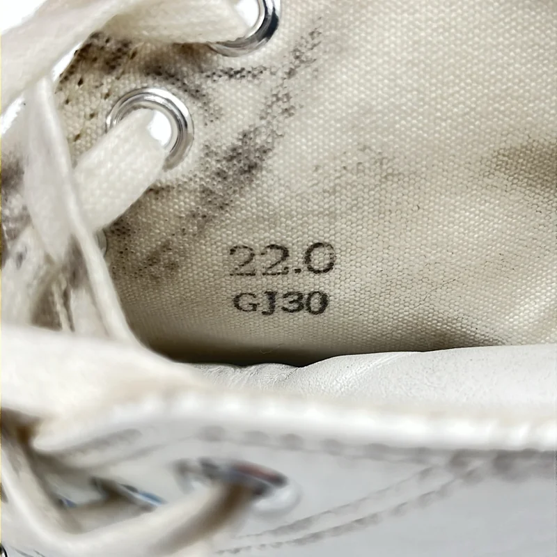 COMME des GARCONS / コムデギャルソン | レザー ハイカットスニーカー | 22 | レディース