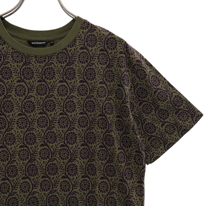 marimekko / マリメッコ | 総柄 Tシャツ_半袖 | XS | レディース