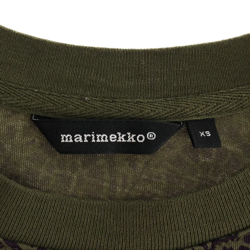 marimekko / マリメッコ | 総柄 Tシャツ_半袖 | XS | レディース