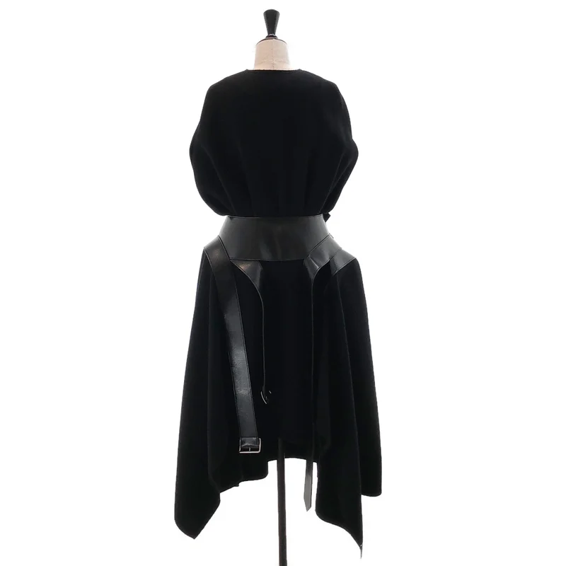 JUNYA WATANABE / ジュンヤワタナベ | 2024AW | ダブルフェイス ベルテッドコート | XS | レディース
