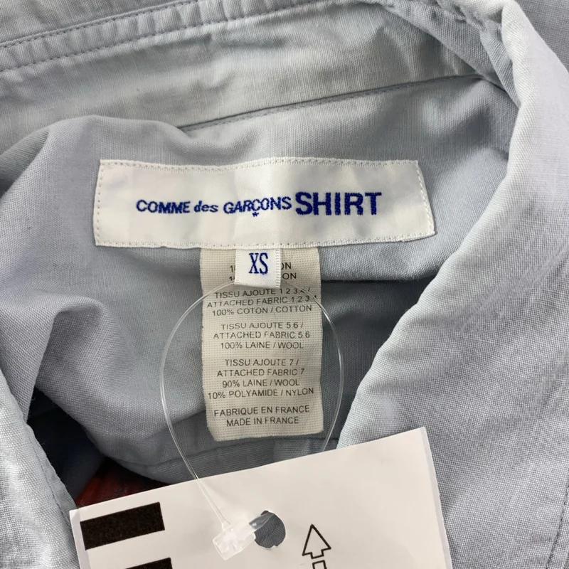 COMME des GARCONS SHIRT / コムデギャルソンシャツ | 総柄 パッチワーク シャツ | XS | メンズ