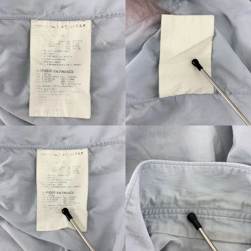 COMME des GARCONS SHIRT / コムデギャルソンシャツ | 総柄 パッチワーク シャツ | XS | メンズ