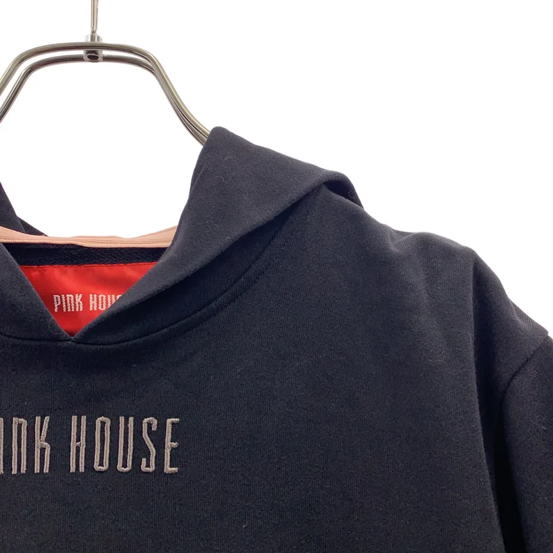 PINK HOUSE / ピンクハウス | コットン ロゴ フーデッドカットソー |