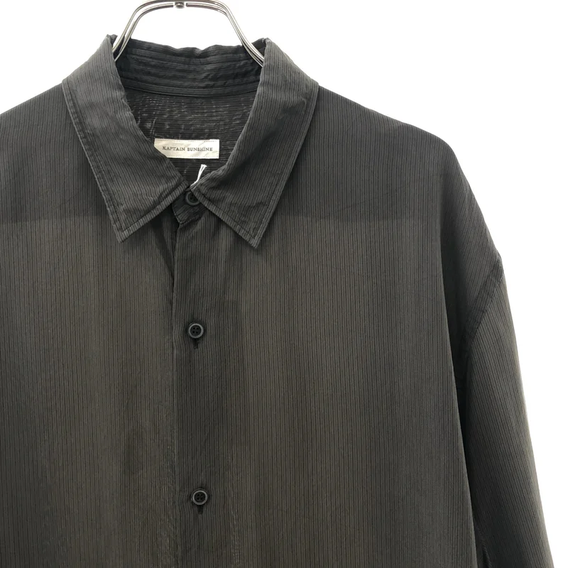 Kaptain Sunshine / キャプテンサンシャイン | 2026AW | Cupra Plain Shirt / キュプラ プレーンシャツ | 3 | メンズ