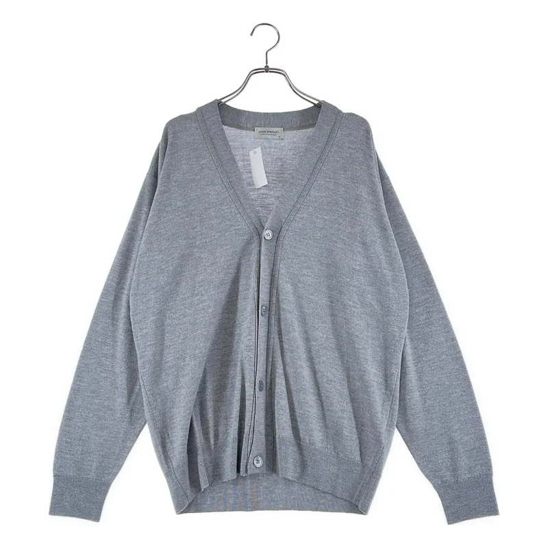 JOHN SMEDLEY / ジョンスメドレー | メリノウール Vネックカーディガン | M | メンズ