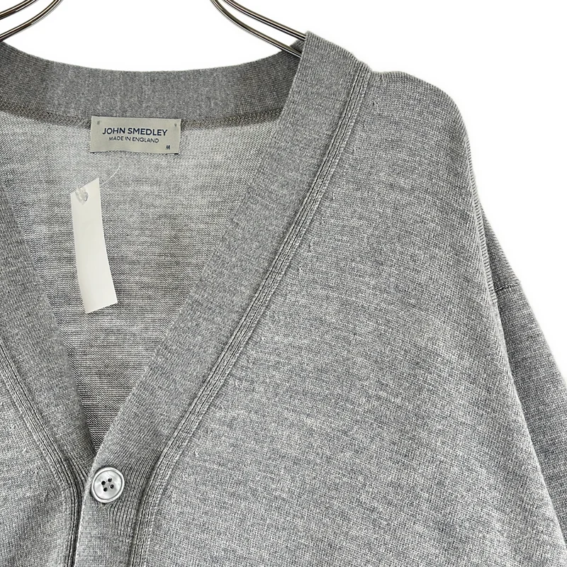 JOHN SMEDLEY / ジョンスメドレー | メリノウール Vネックカーディガン | M | メンズ