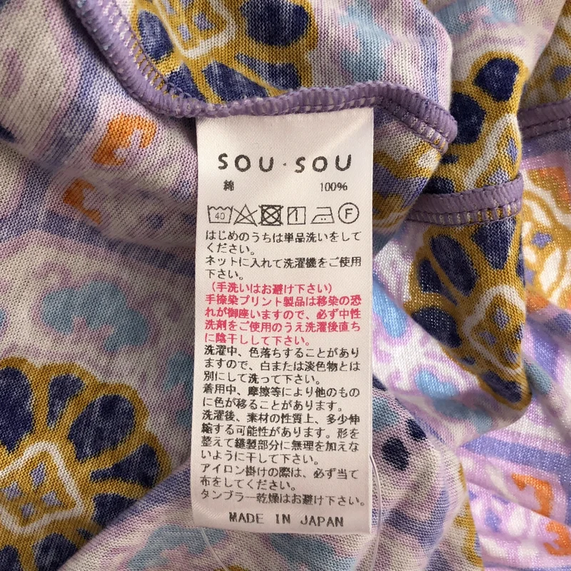 SOU・SOU / ソウソウ | テキスタイルTシャツ | M | レディース