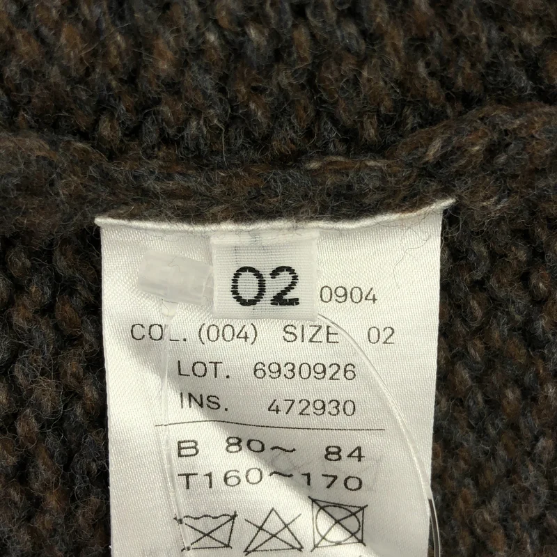 ATON / エイトン | SILTE MOULINE OVERSIZED CREWNECK SWEATER / ウール オーバーサイズ クルーネックニット | 02 | レディース