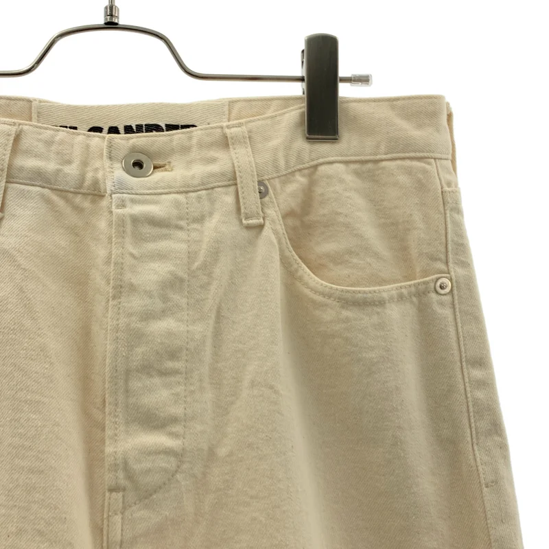 JIL SANDER+ / ジルサンダープラス | コットン デニム テーパードパンツ | 28 | レディース