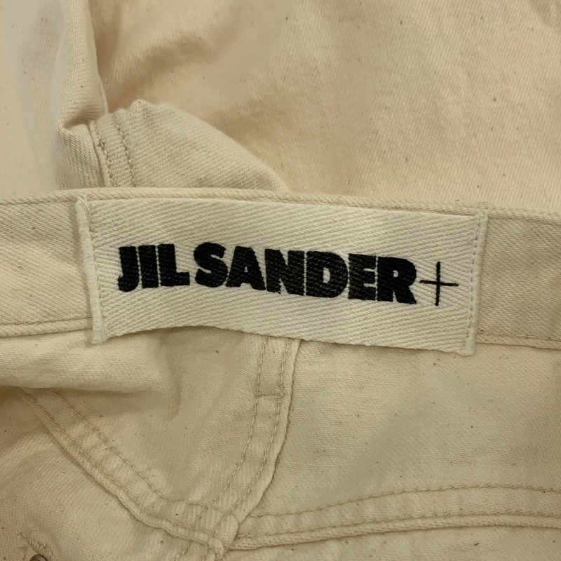 JIL SANDER+ / ジルサンダープラス | コットン デニム テーパードパンツ | 28 | レディース