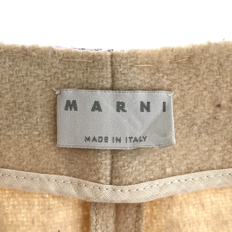 MARNI / マルニ | ウール 総柄 フレアスカート | 40 | レディース