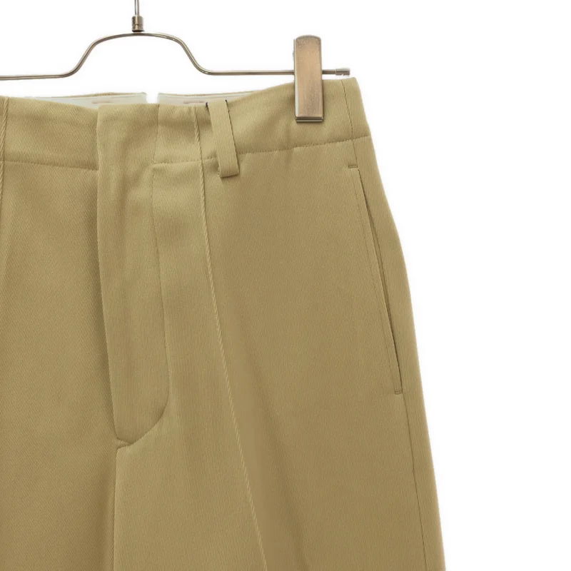 YLEVE / イレーヴ | 2024AW | WOOL RAYON TWILL TR 1 / ウール レーヨン ツイル ワイドスラックス | 0 | レディース
