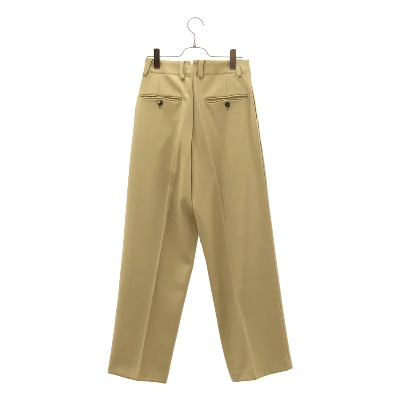 YLEVE / イレーヴ | 2024AW | WOOL RAYON TWILL TR 1 / ウール レーヨン ツイル ワイドスラックス | 0 | レディース