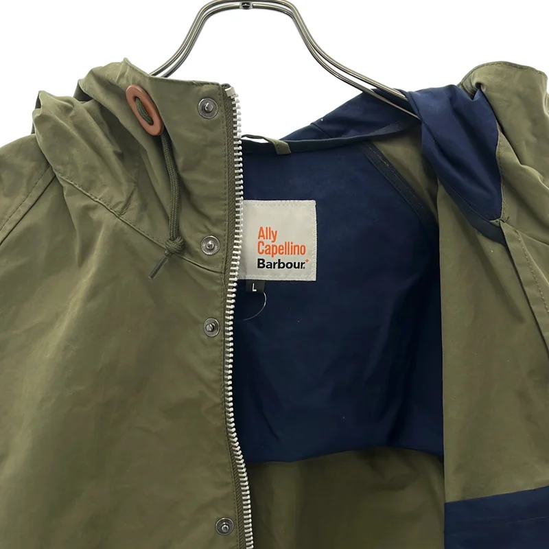 Barbour / バブアー | 2022SS | × Ally Capellino / アリー・カペリーノ / TIP CASUAL JACKET / コットン フーデッドジャケット | L | メンズ