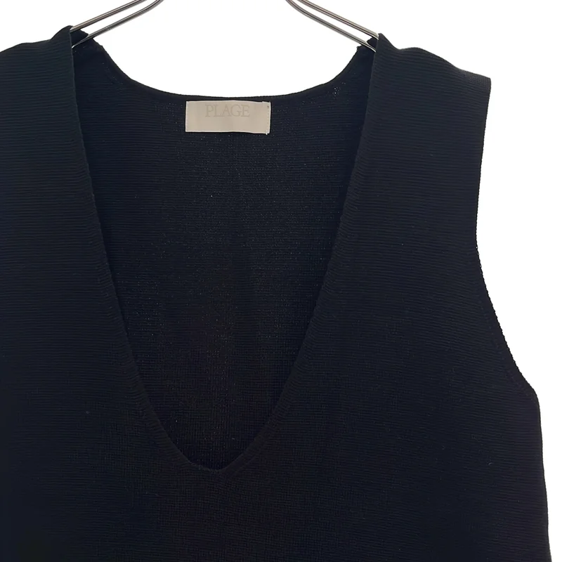 Plage / プラージュ | 2025SS | giza cotton smooth ニット ベスト |