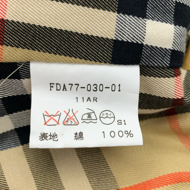 Burberrys / バーバリーズ | コットンギャバジン ライナー付き 比翼 ステンカラーロングコート | 11 | レディース