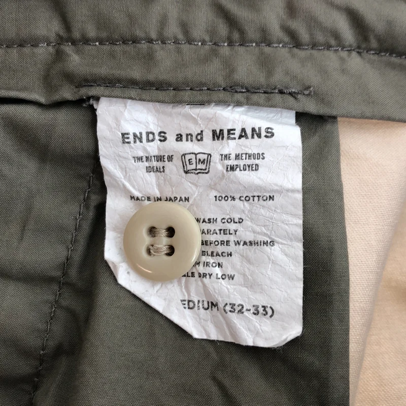 ENDS and MEANS / エンズアンドミーンズ | チノパンツ | M | メンズ