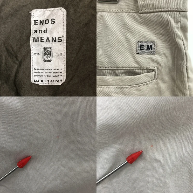 ENDS and MEANS / エンズアンドミーンズ | チノパンツ | M | メンズ