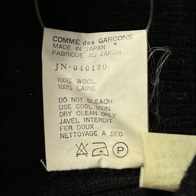 JUNYA WATANABE COMME des GARCONS / ジュンヤワタナベ | 1993AW | ウール ハイネック ショートスリーブニット |