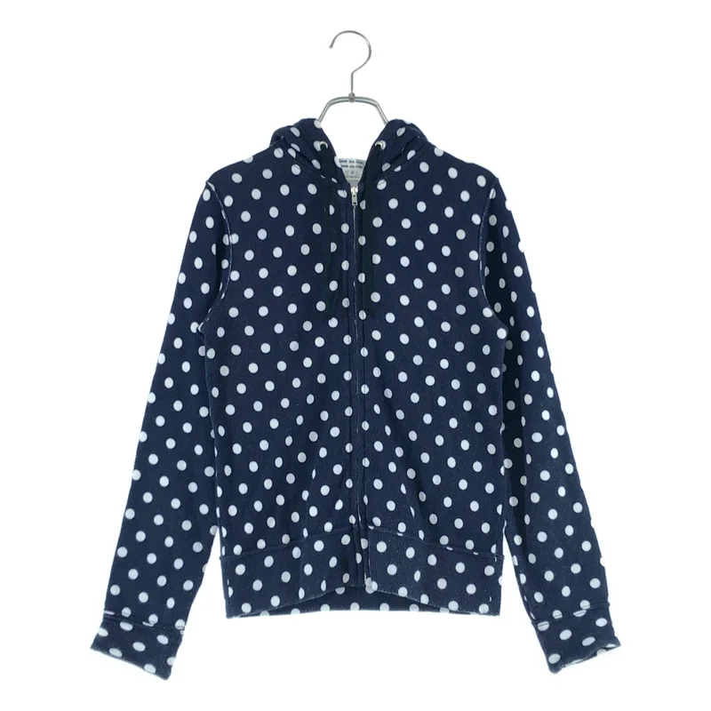 COMME des GARCONS COMME des GARCONS / コムコム | 2012AW | コットン ドット スウェット ジップ フーディ | S | レディース