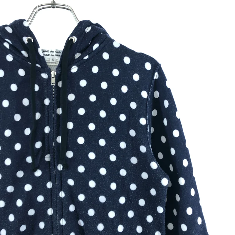 COMME des GARCONS COMME des GARCONS / コムコム | 2012AW | コットン ドット スウェット ジップ フーディ | S | レディース