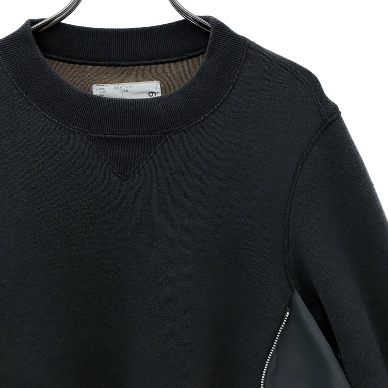sacai / サカイ | 2023AW | Sponge Sweat x MA-1 Dress / MA-1ドッキング スウェットワンピース | 2 | レディース