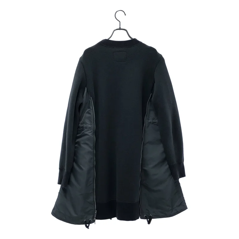 sacai / サカイ | 2023AW | Sponge Sweat x MA-1 Dress / MA-1ドッキング スウェットワンピース | 2 | レディース