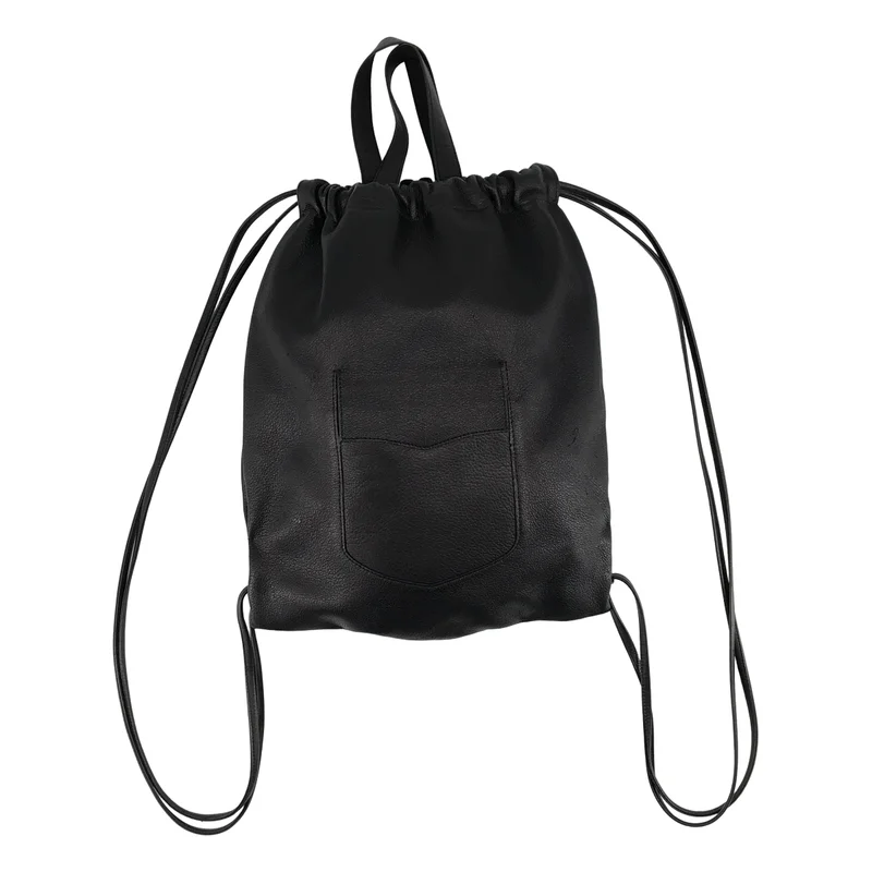 NICENESS / ナイスネス | 2025AW | ROGER Deer Leather Knapsack / ロジャー レザー ナップサック リュック NN-LNPA01 |