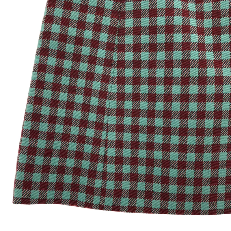 PRADA / プラダ | チェック ジャガード スカート |