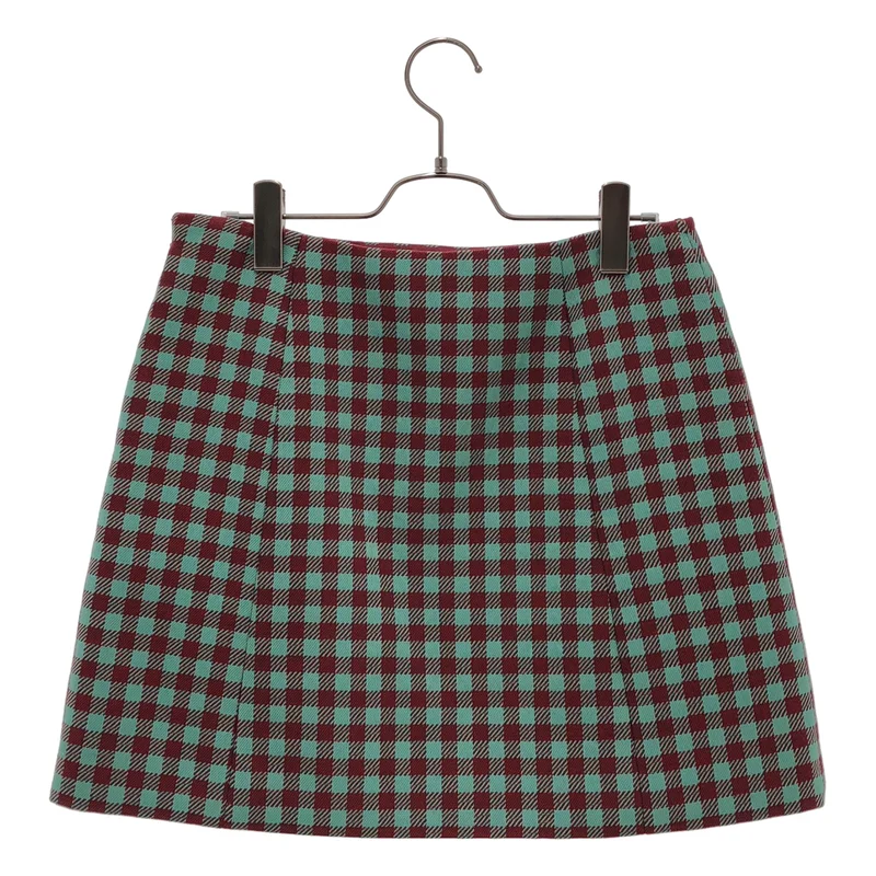 PRADA / プラダ | チェック ジャガード スカート |