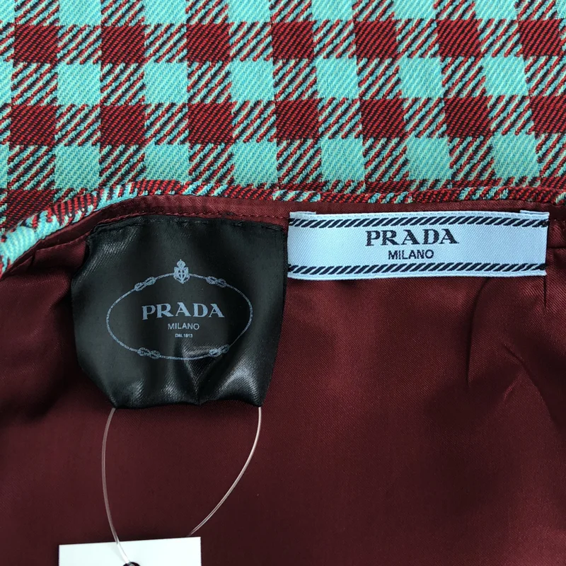 PRADA / プラダ | チェック ジャガード スカート |