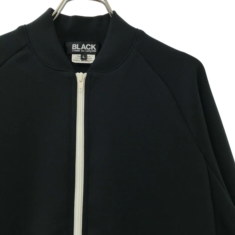 BLACK COMME des GARCONS / ブラックコムデギャルソン | AD2025 | ポリエステル トラックジャケット | L | メンズ