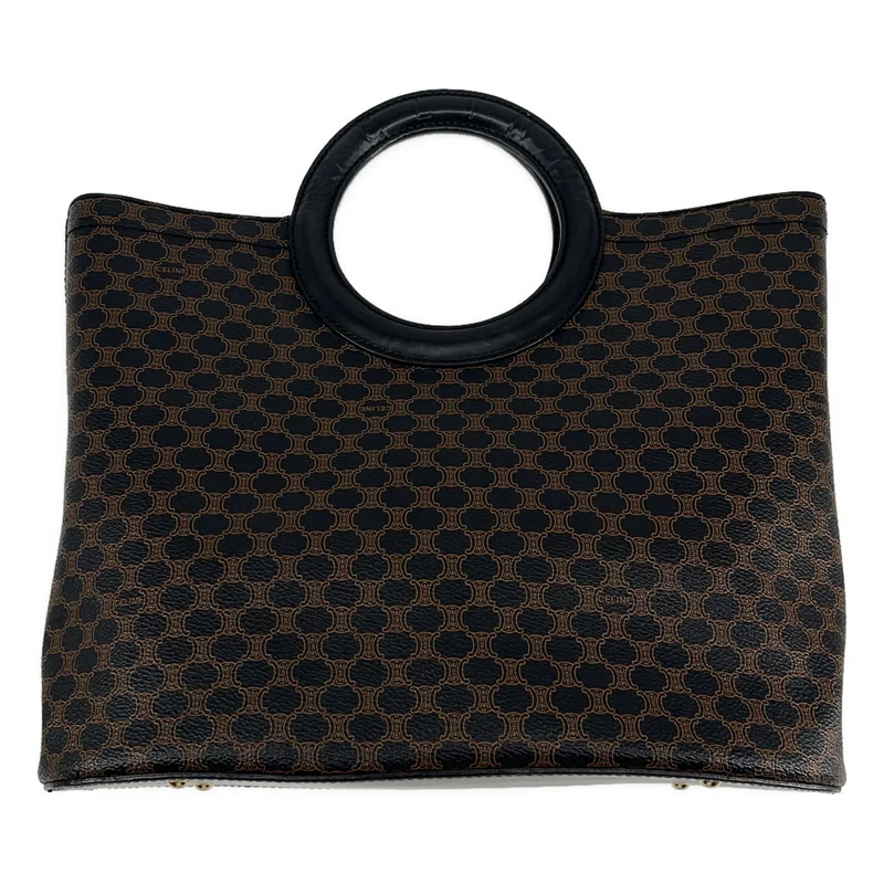 CELINE / セリーヌ | マカダム サークルハンドル ハンドバッグ |